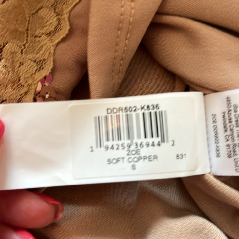 NWT Dress the Population Zoe Sequin Mini Dress - Picture 10 of 10